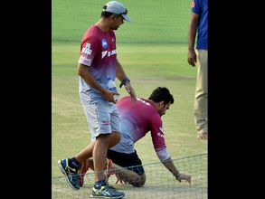 IPL 2017: Delhi coach Dravid, skipper Zaheer inspect Eden pitch ahead of KKR tie