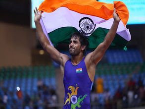 Asian Wrestling Championships: Bajrang Punia wins gold medal, Sarita settles for silver