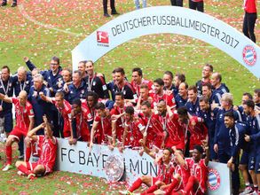 Bayern Munich win Bundesliga title, Dortmund finish third