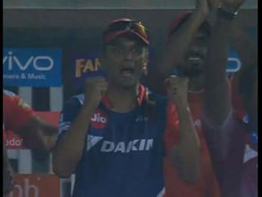 IPL 2017: Rahul Dravid's animated celebration during Delhi-Gujarat match puts Twitterati in awe