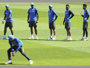 Champions Trophy: Photos: Team India practice ahead of Bangladesh game