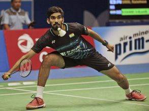 Kidambi Srikanth reaches Australian Open semis after win over compatriot Sai Praneeth