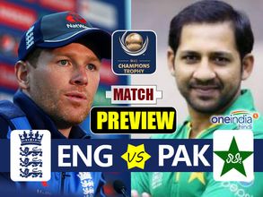Preview: Champions Trophy: Semi-final 1: England Vs Pakistan on June 14