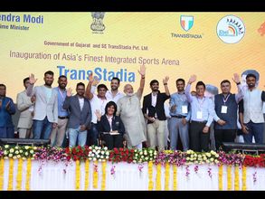 PM Modi inaugurates 'The Arena' by TransStadia in presence of country's finest athletes
