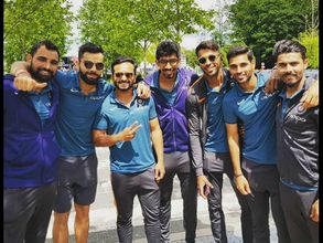 Champions Trophy 2017: Virat Kohli chills out with teammates ahead of semi-finals against Bangladesh