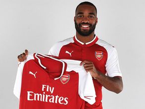 Arsenal sign Lyon forward Alexandre Lacazette for record fee