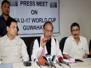 Sports minister Vijay Goel lauds football team, says stay focussed