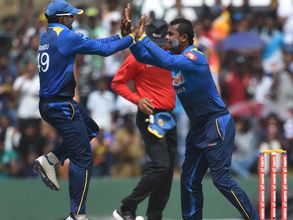 Sri Lanka's Wanidu Hasaranga takes hat-trick in ODI debut against Zimbabwe