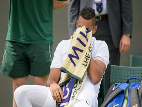 Wimbledon: Injured Nick Kyrgios quits in first round