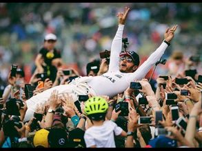 Mercedes' Lewis Hamilton wins fifth British F1 Grand Prix