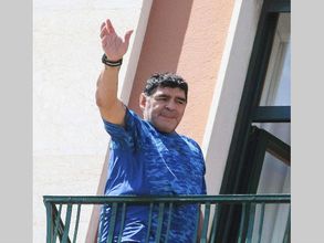 Diego Maradona joins Napoli fans for 30th anniversary of 1st title