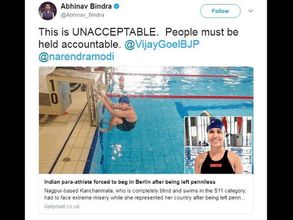 Indian para-swimmer forced to beg in Germany; Sports Minister seeks report