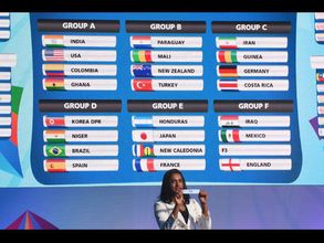 FIFA U17 World Cup: India drawn with Ghana, USA and Colombia