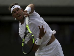 Wimbledon: Rafael Nadal in new misery as Andy Murray, Roger Federer march on