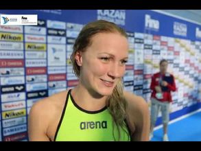 Sarah Sjostrom wins third straight 100m butterfly gold at World Championships