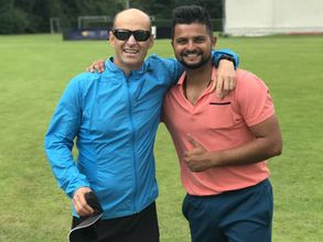 Suresh Raina relives old days with former India coach Gary Kirsten in The Netherlands