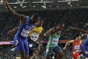 My son is a role model for children, says Gatlin's father
