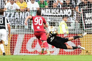 Juventus 3 Cagliari 0: Buffon saves Serie A's first VAR penalty in comfortable win