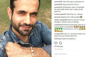 Irfan Pathan attacked by fanatics for wearing rakhi on Rakshabandhan