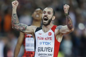 Guliyev stuns the field in 200M, Makwala finishes sixth