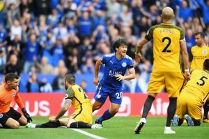 Leicester City 2 Brighton and Hove Albion 0: Okazaki's early opener sets Foxes on their way