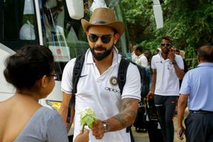 India Vs Sri Lanka: Virat Kohli, MS Dhoni arrive in Dambulla in style