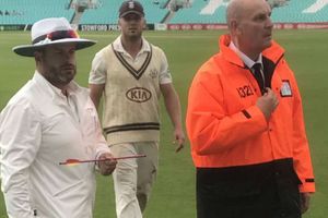 Man arrested over county cricket crossbow incident