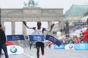 Sensational Kipchoge storms to Berlin victory