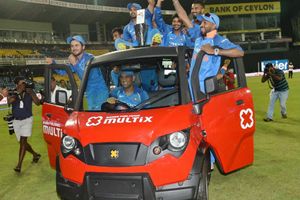 See Pics: MS Dhoni takes Team India for a joy ride after whitewashing Sri Lanka