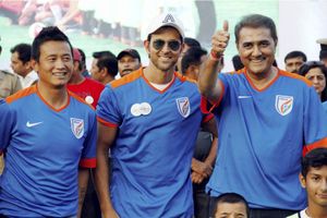 AIFF chief Praful Patel hints at some exciting future plans for Indian football
