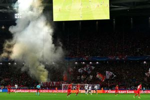 Spartak charged again by UEFA over fireworks