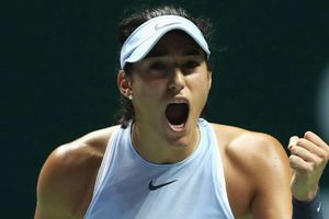 WTA Finals: Garcia stays alive in Singapore with emotional win over Svitolina