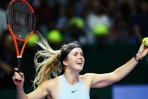 Svitolina dumps Halep out to send Garcia through in Singapore