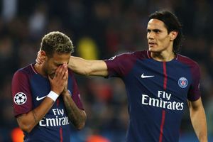 Cavani-Neymar feud talk at PSG overblown, says Neymar Sr
