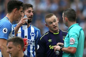 Brighton and Hove Albion 1 Everton 1: Late Rooney penalty fails to paper over visitors' woeful show