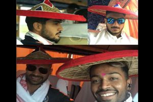Team India welcomed in traditional way in Guwahati - See pics