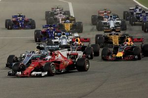Ferrari's Vettel in cruise mode at Suzuka