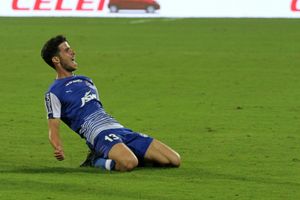 Coach signals the set-piece routines, but I decide in the end: Bengaluru FC's Edu Garcia