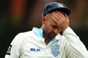 Nathan Lyon's burnt toast stops play in Brisbane