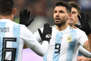 Aguero moves past Maradona but wants more from Argentina