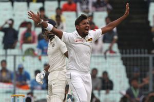 Kolkata Test, Day 1: Suranga Lakmal rattles India top order on a day affected by bad weather
