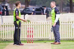 WWE superstar John Cena tries his hand at cricket