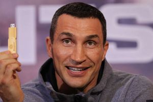 USB joking? Klitschko stick and robe sold for mega money