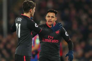 Crystal Palace 2 Arsenal 3: Rapid Sanchez double seals win for record-equalling Wenger