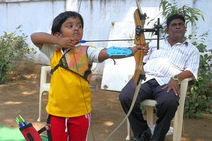 5-year-old archery sensation Dolly Shivani Cherukuri aims to improve her performance