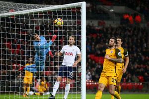 Tottenham 2 Brighton and Hove Albion 0: Aurier scores a fluke as Spurs go fourth