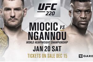 Stipe Miocic Vs Francis Ngannou confirmed for UFC 220