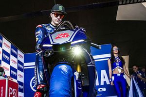 Vinales enjoys off-season ride at Kyalami