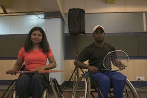 Wheelchair tennis players call for support as third-ever tournament in country gets underway