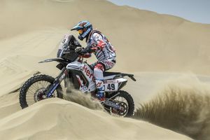 Santosh recovers from crash to be placed 40th